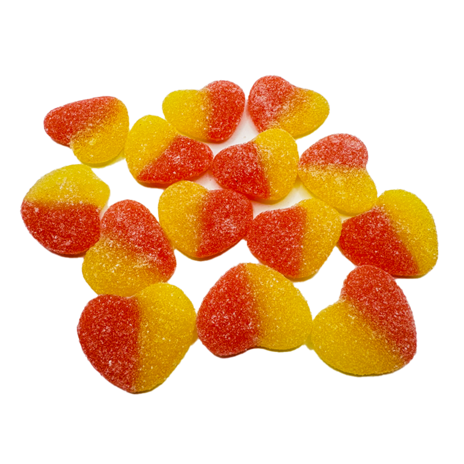 Sour Peach Hearts
