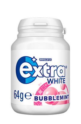 Extra White Bubblemint 64g(6 Per Box)