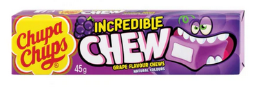 Chupa Chups Incredible Chew Grape 45g(20Pack)