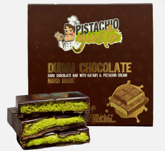 PISTACHIO GUSTO DARK DUBAI CHOCOLATE