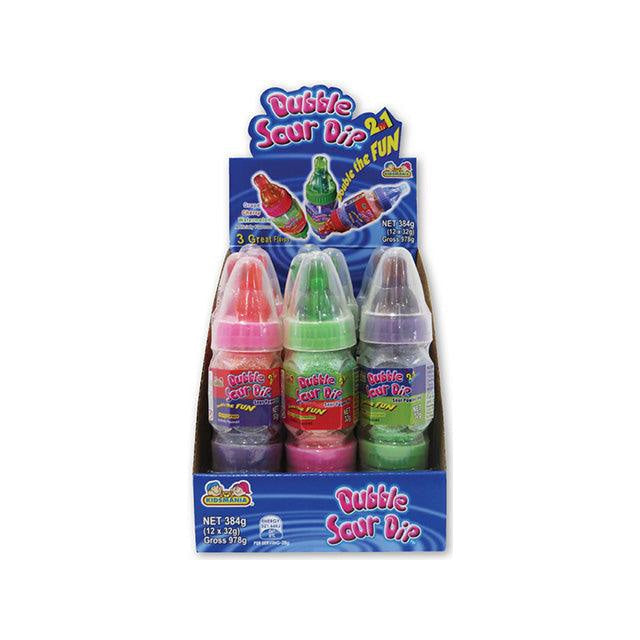 Dubble Sour Dip 2-in-1 Sherbet Candy 12xpack - nutsandsweets.com.au