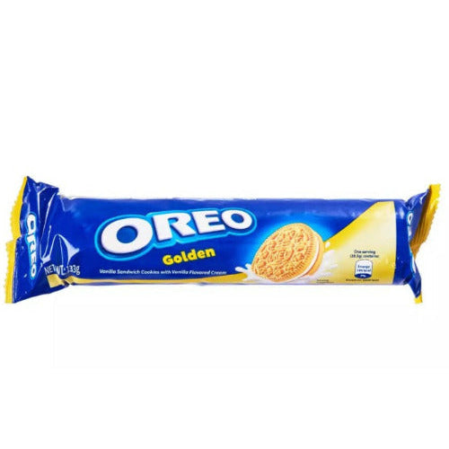 OREO Biscuits Golden Creme Filled Flavour | 24 x Box 137g