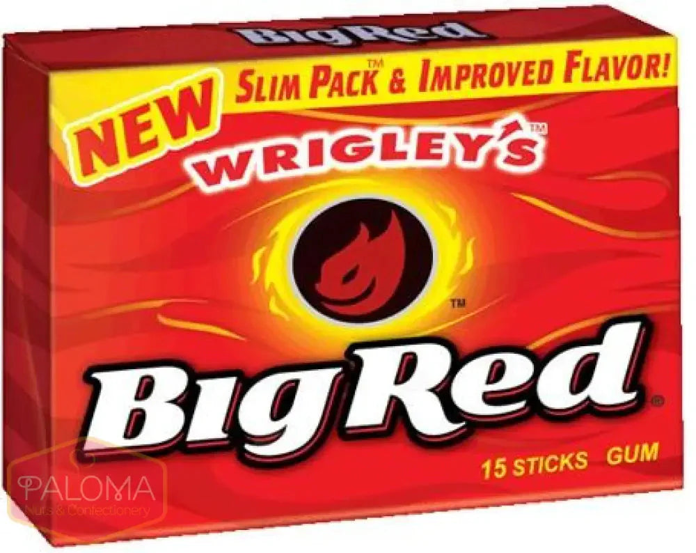 Wrigley's Big Red Gum 15s Pack of 10 - nutsandsweets.com.au