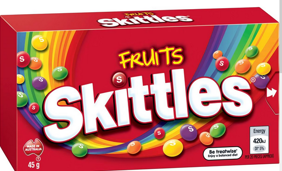 SKITTLES Fruits Box 99G X 12