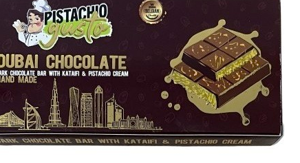 PISTACHIO GUSTO DARK DUBAI CHOCOLATE 200G