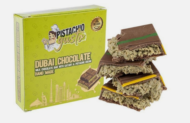 PISTACHIO GUSTO DUBAI CHOCOLATE 100G