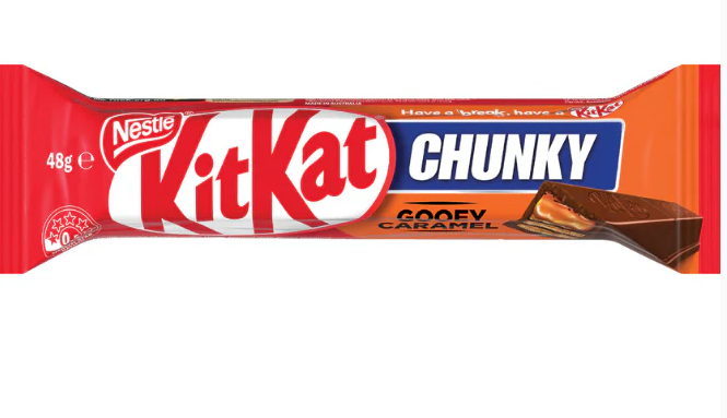 Nestle KitKat CHUNKY  CARAMEL 36 X Bulk Box (50g)