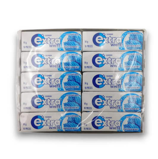 Extra White  Peppermint 30 X 14g