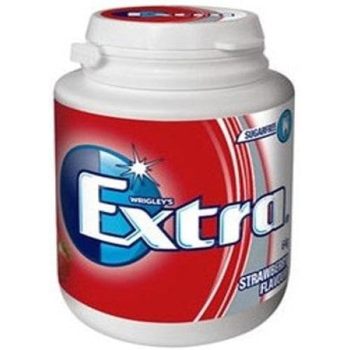 Gum Extra Strawberry Bottle 64G X 6 - nutsandsweets.com.au