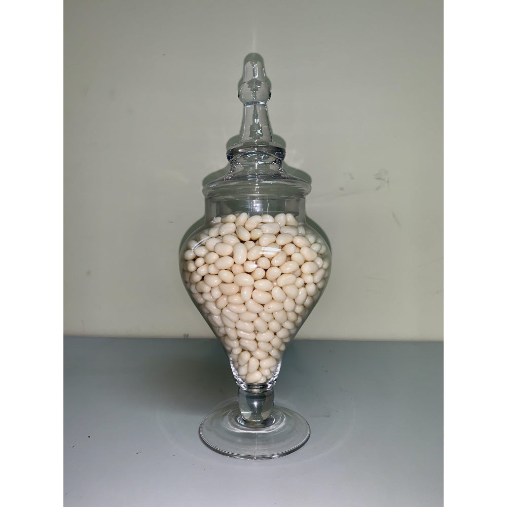 Homewares Candy Buffet Conical Glass Jar w/Lid - nutsandsweets.com.au