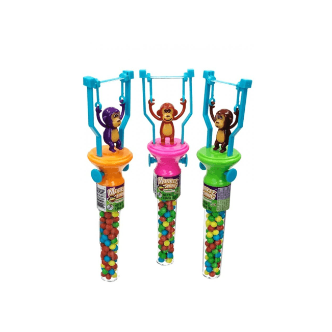 Monkey Swing - Novelty Toy + Candy 13g (12 pack) - nutsandsweets.com.au