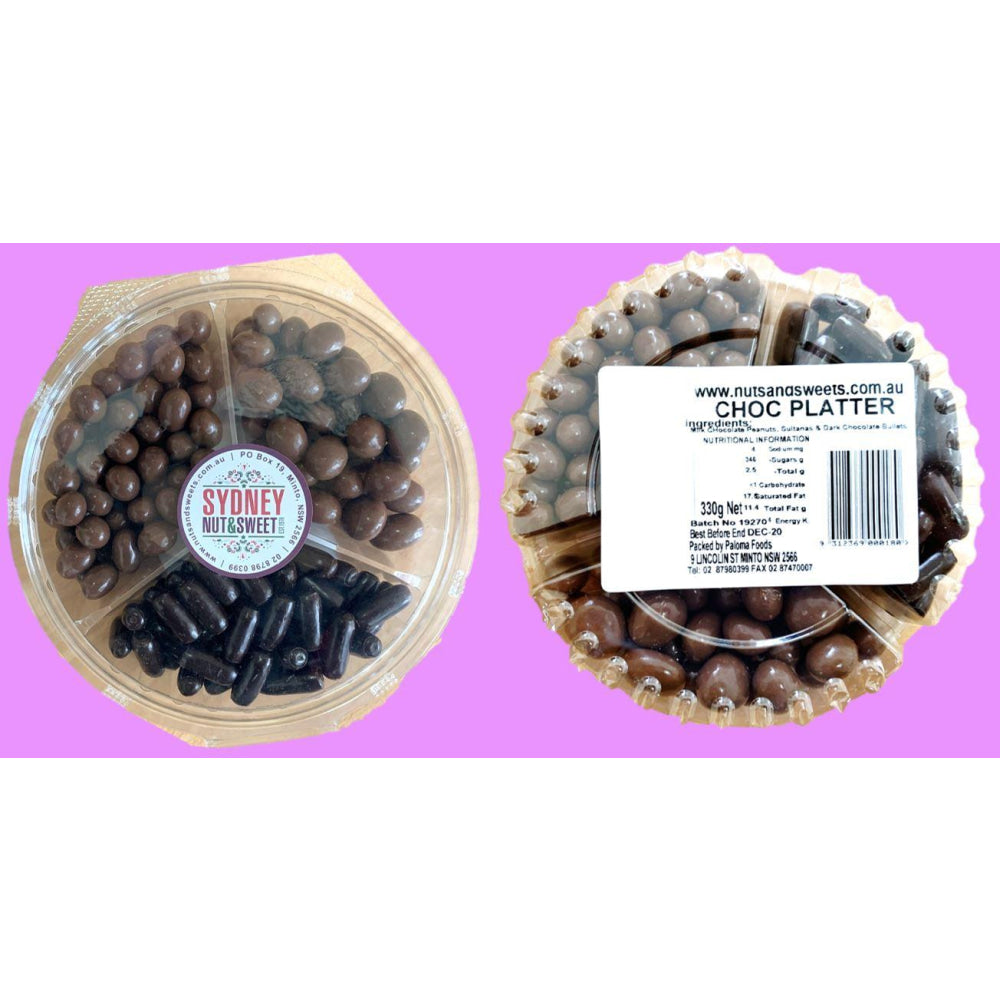 Sydney Nut & Sweet-Choc Platter - nutsandsweets.com.au